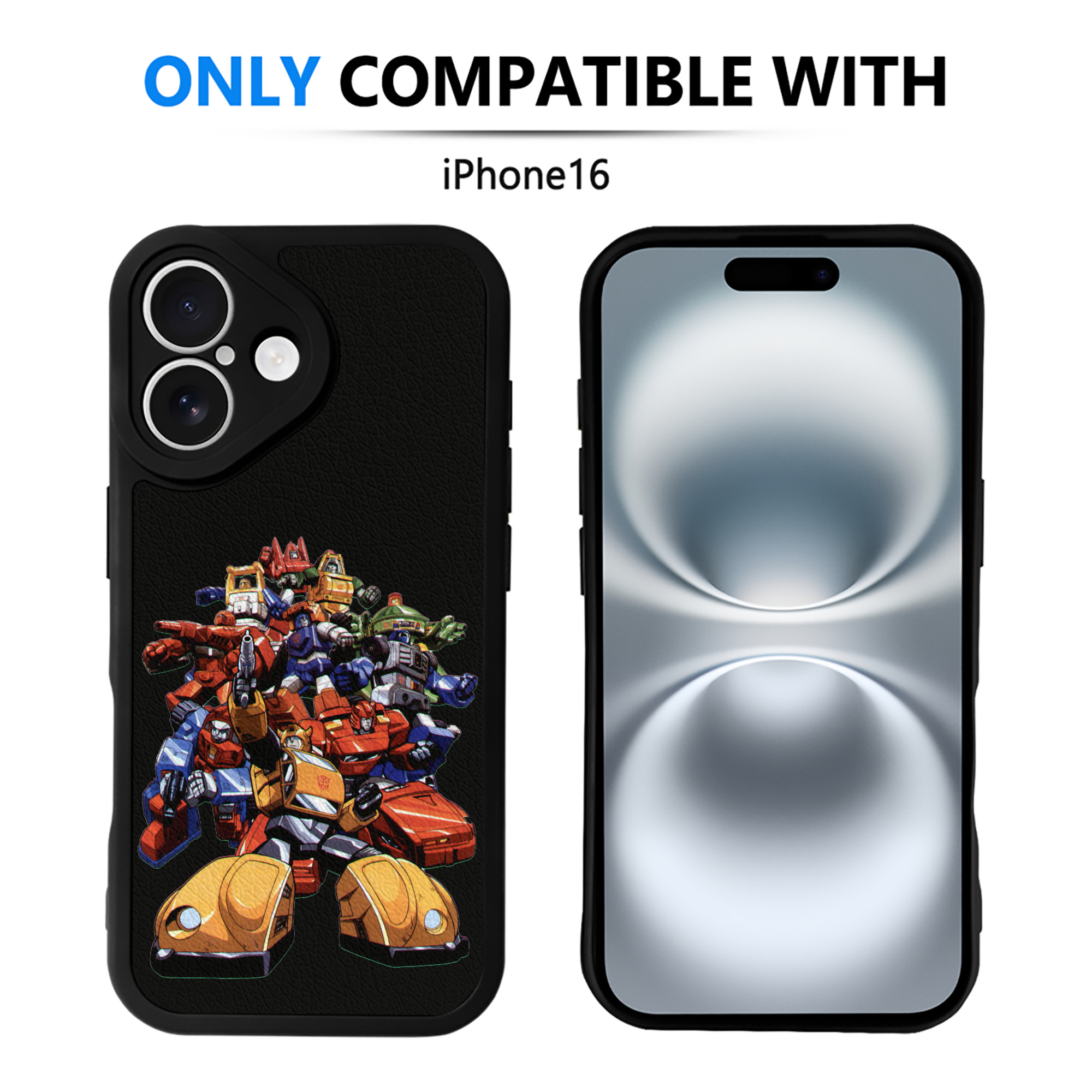 （画像用）  【iPhone 16シリーズ対応】シリコンスマホケース（レザー調） 材質：シリコン